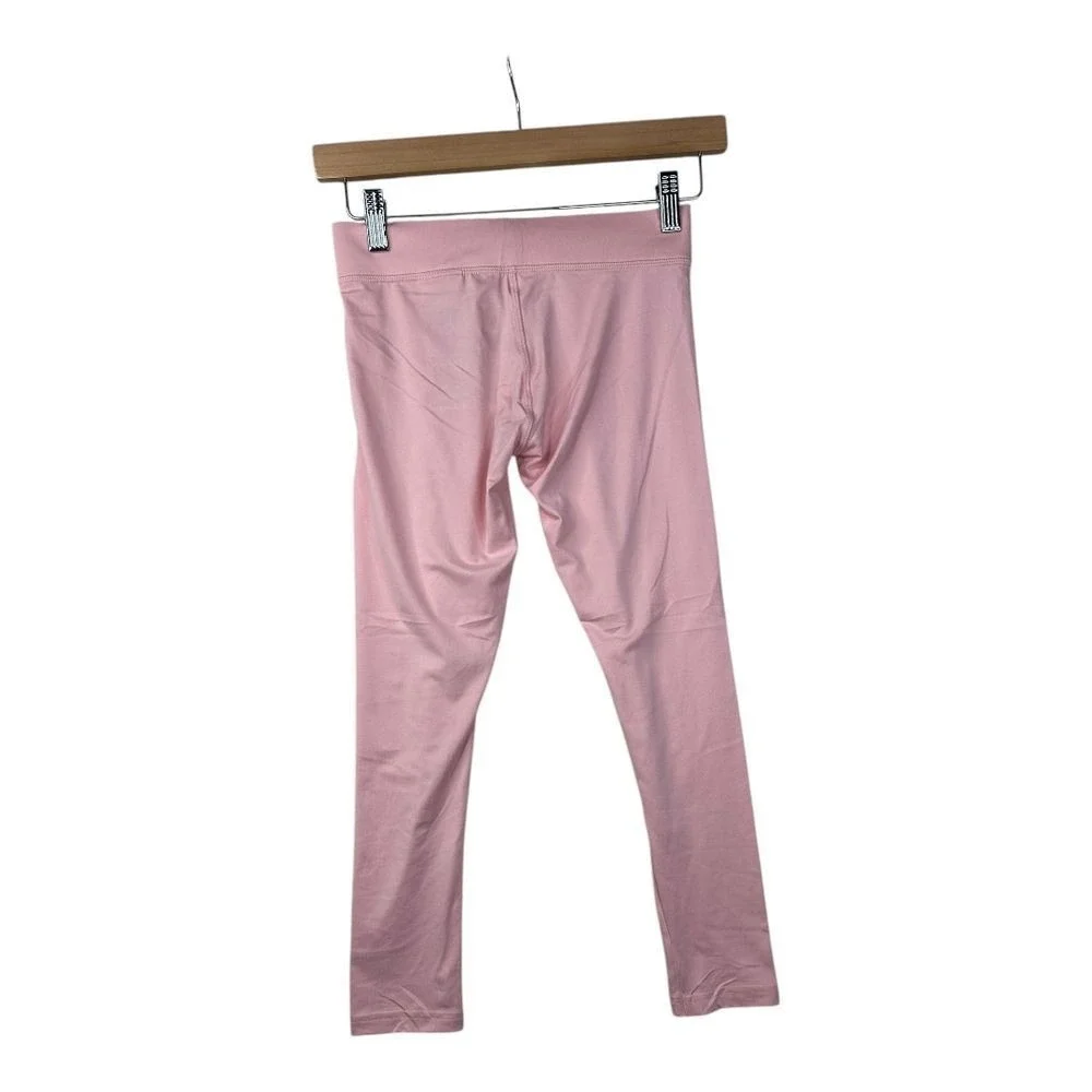 New Converse Girls Patch High Rise‎ Leggings size Medium Pink